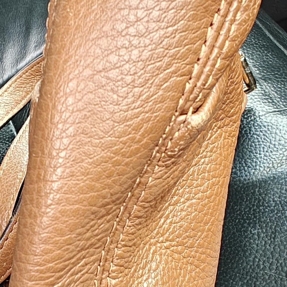 Michael Kors Tan Leather Crossbody Bag - Picture 15 of 16